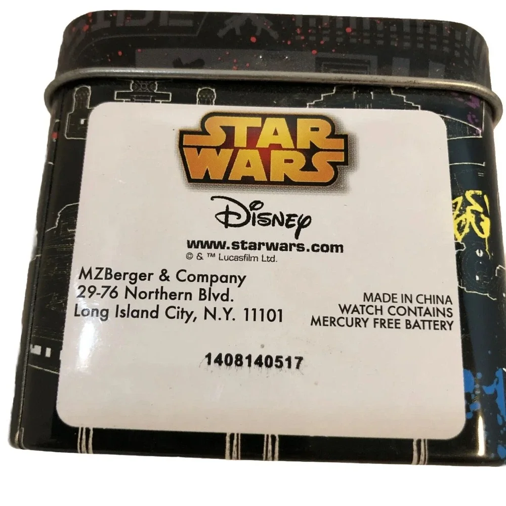 Star Wars Watch LCD Stormtrooper White w/Collector Tin by MZ Berger Co‎